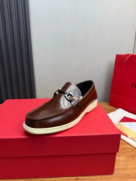 Hogan HXM281 White Suede Loafer - 17