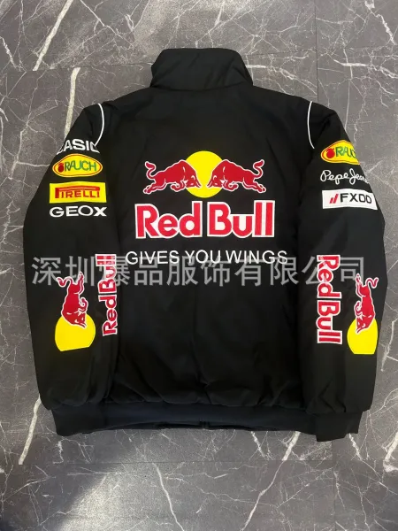 Design McLaren Mercedes-Benz F1 Team Inspired Racing Jacket Multicolor Outerwear - 46