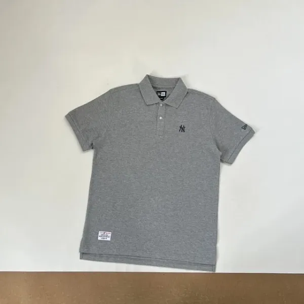 New Era MLB Team Polo Black / Gray / White Polo Tops Polo - 18