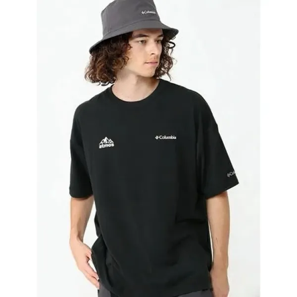 Design Columbia x atmos Collaboration Logo Back Print T-Shirt Gray T-Shirts - 9