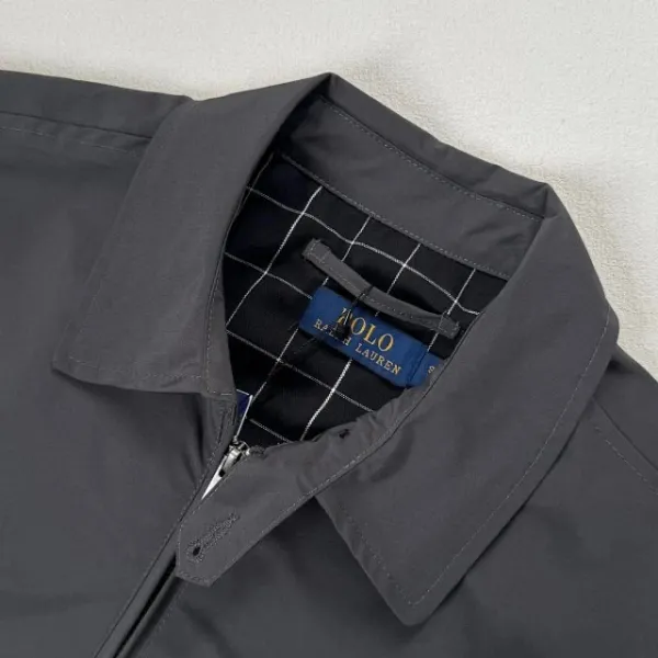 Polo Ralph Lauren Windbreaker Gray Outerwear - 17