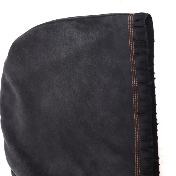 Design Al Drea Valley of the Damned Washed Black Hoodie - 4