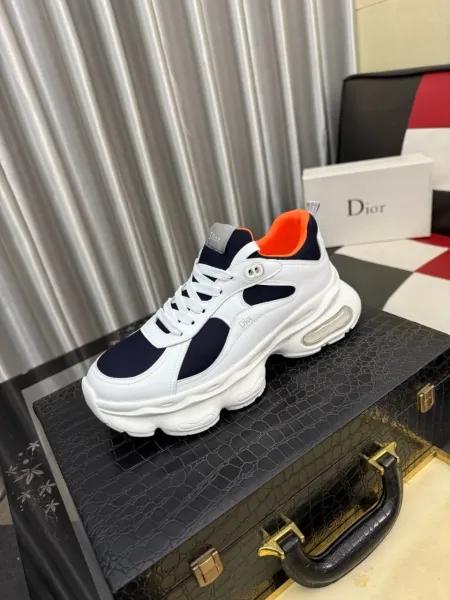 Dior B23 Low Black Gray Chunky Sneakers - 4