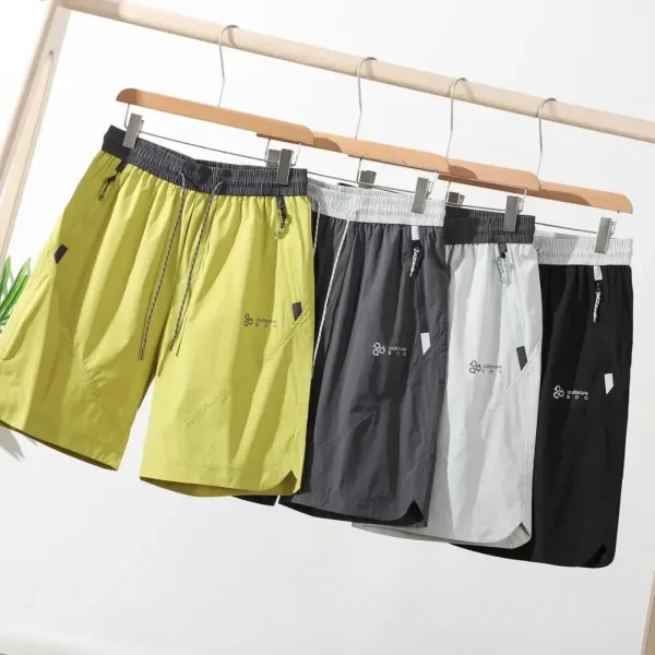 Design Outorave E.D.Q. Quick-Dry Performance Shorts Lime Green Shorts - 5