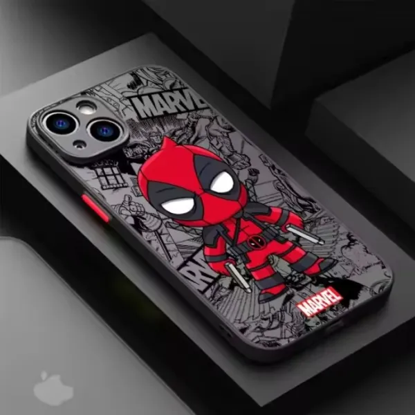 Design Marvel x Groot Cartoon Illustration Phone Case for iPhone Phone Case - 8