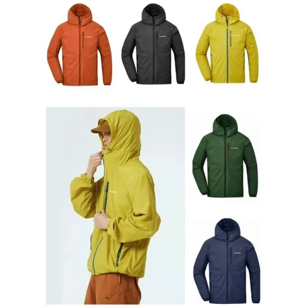Design Montbell Versalite Jacket Orange / Black / Yellow / Green / Navy Outerwear - 5