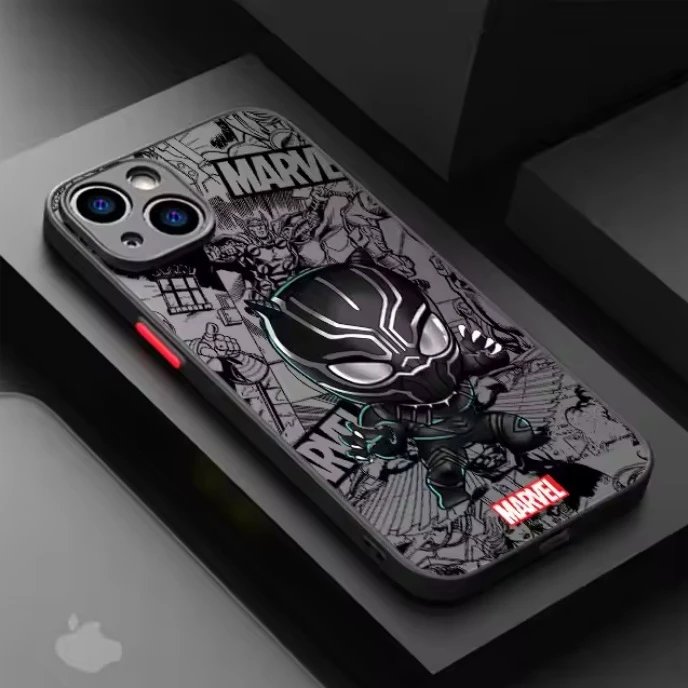Design Marvel x Groot Cartoon Illustration Phone Case for iPhone Phone Case - 9