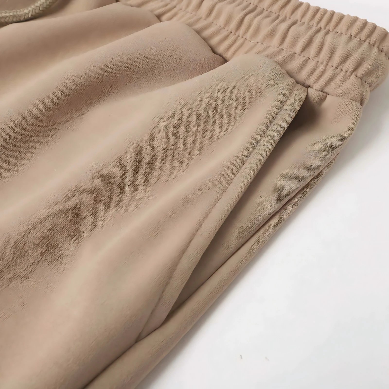 Design Relaxed Fit Cropped T-Shirt and Wide-Leg Pants Set Olive - 45