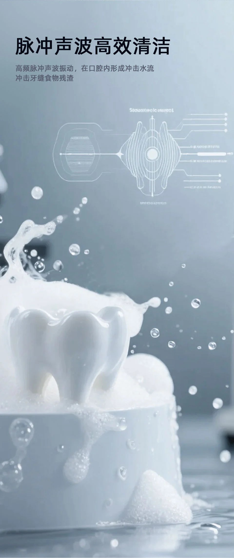 Design Sweep Sonic Electric Toothbrush White Electronics - 7