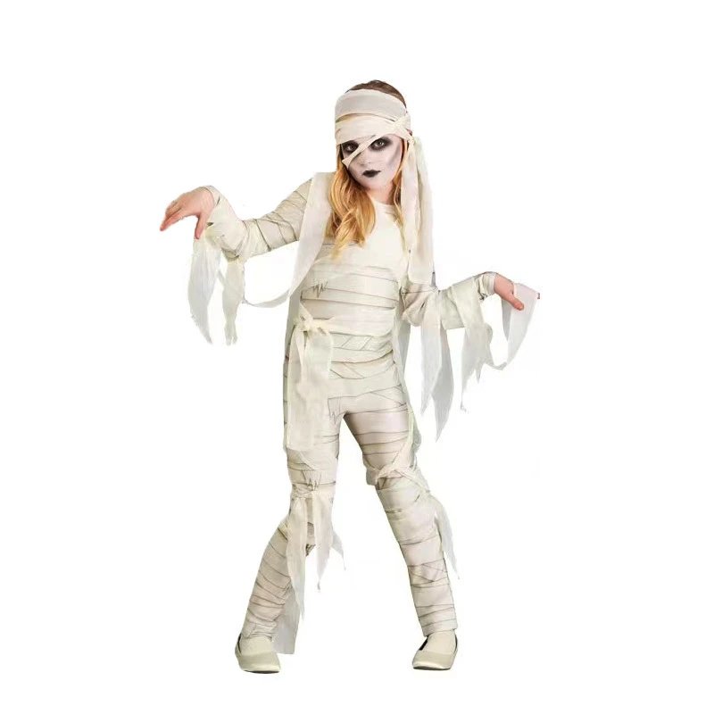 Mummy Costume White Beige Horror Halloween Costume