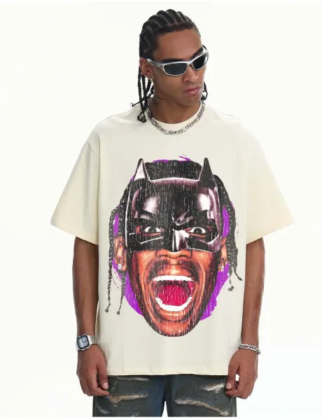 Travis Scott x Cactus Jack Batman Graphic Oversized T-Shirt Green - 18