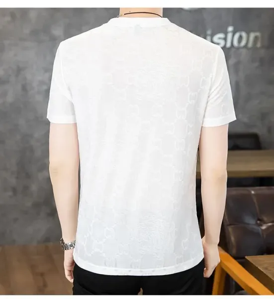 Gucci GG Monogram Print Dark Green T-Shirt - 8