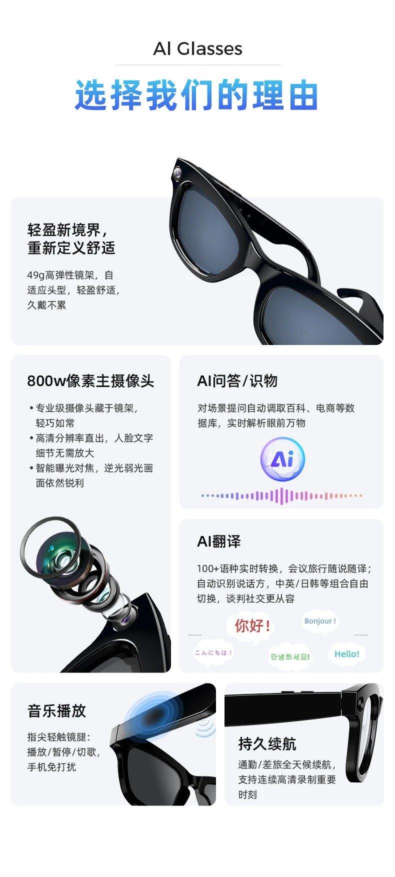 Design Photochromic Lens Sample Transparent to Gray Eyewear - 13