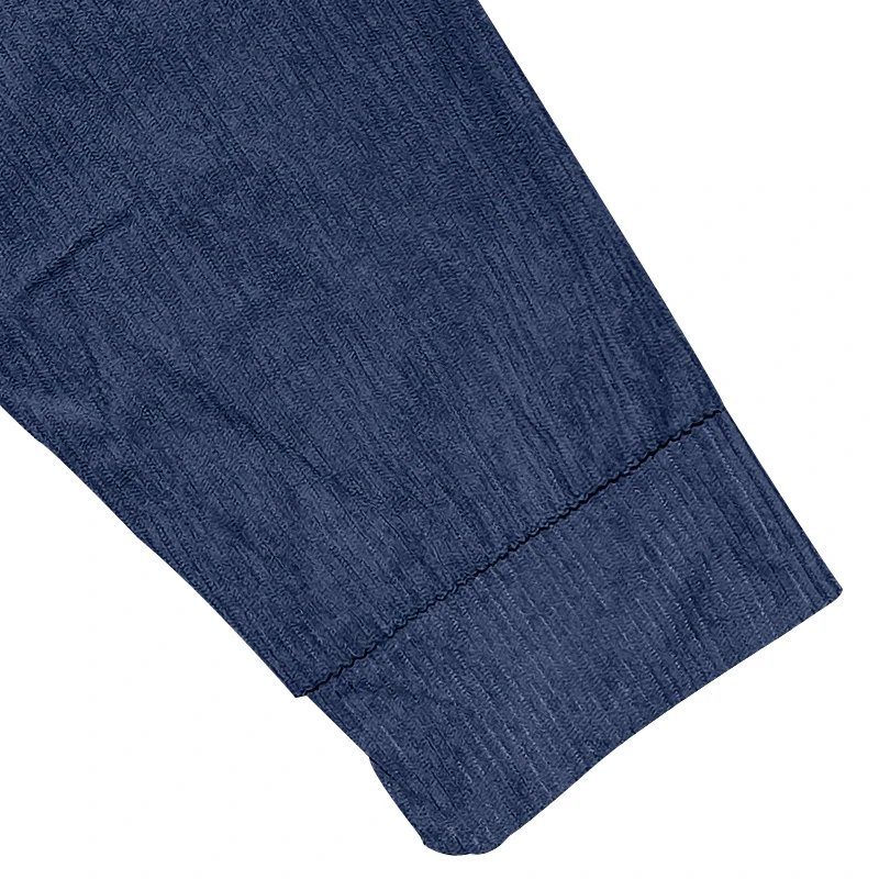 Design Corduroy Polo Shirt with Elbow Patches Black Tops.polo - 19