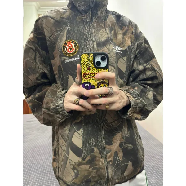 Umbro x Supreme Camo Fleece Jacket Outerwear Jacket - 6