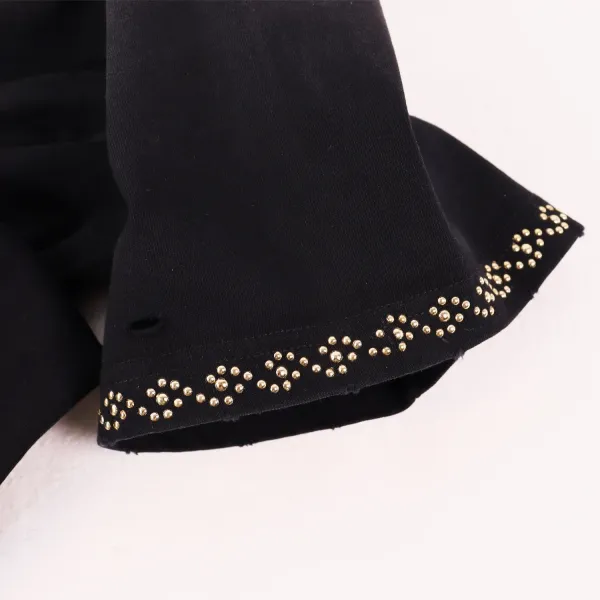 Chrome Hearts Triple Cross Embellished Black T-Shirt - 4