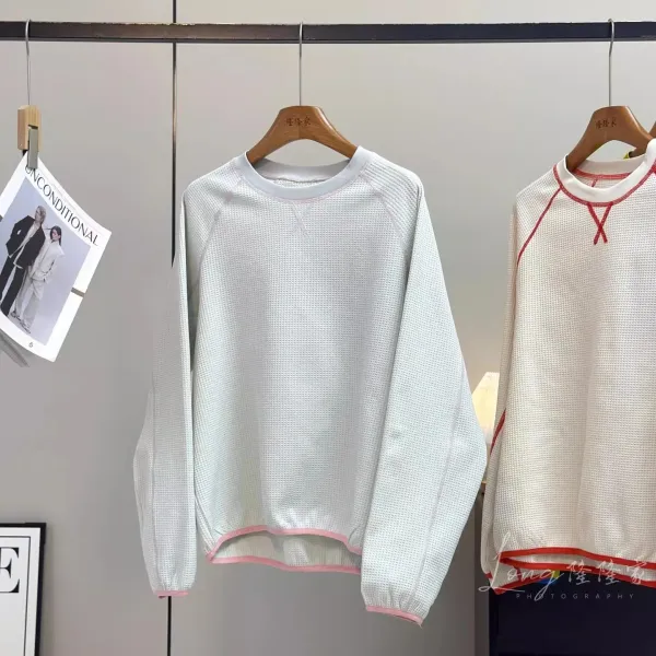 Design Waffle-Knit Base Layer Top Red - 12
