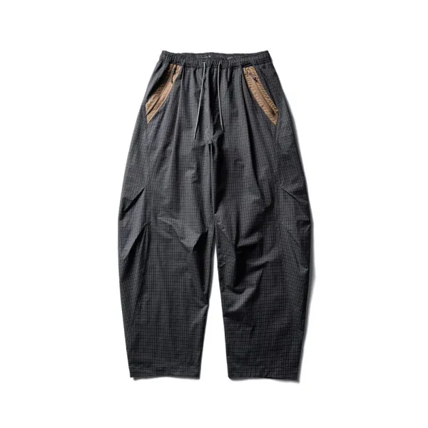 Design Utility Pants Navy with Purple Panel Accents - 39