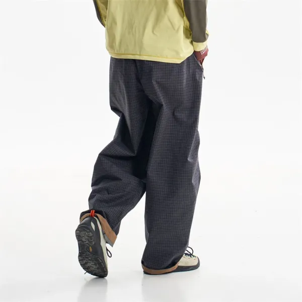 Design Utility Pants Navy with Purple Panel Accents - 13