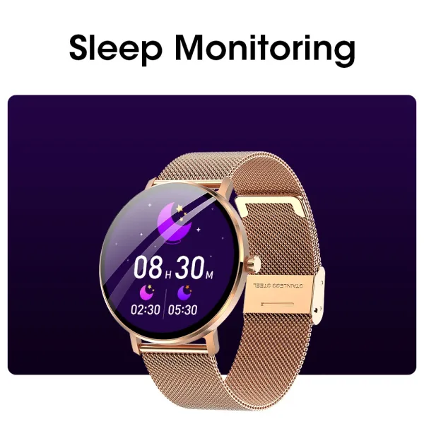 Design Smartwatch Blue Dial White Strap Smartwatch - 11
