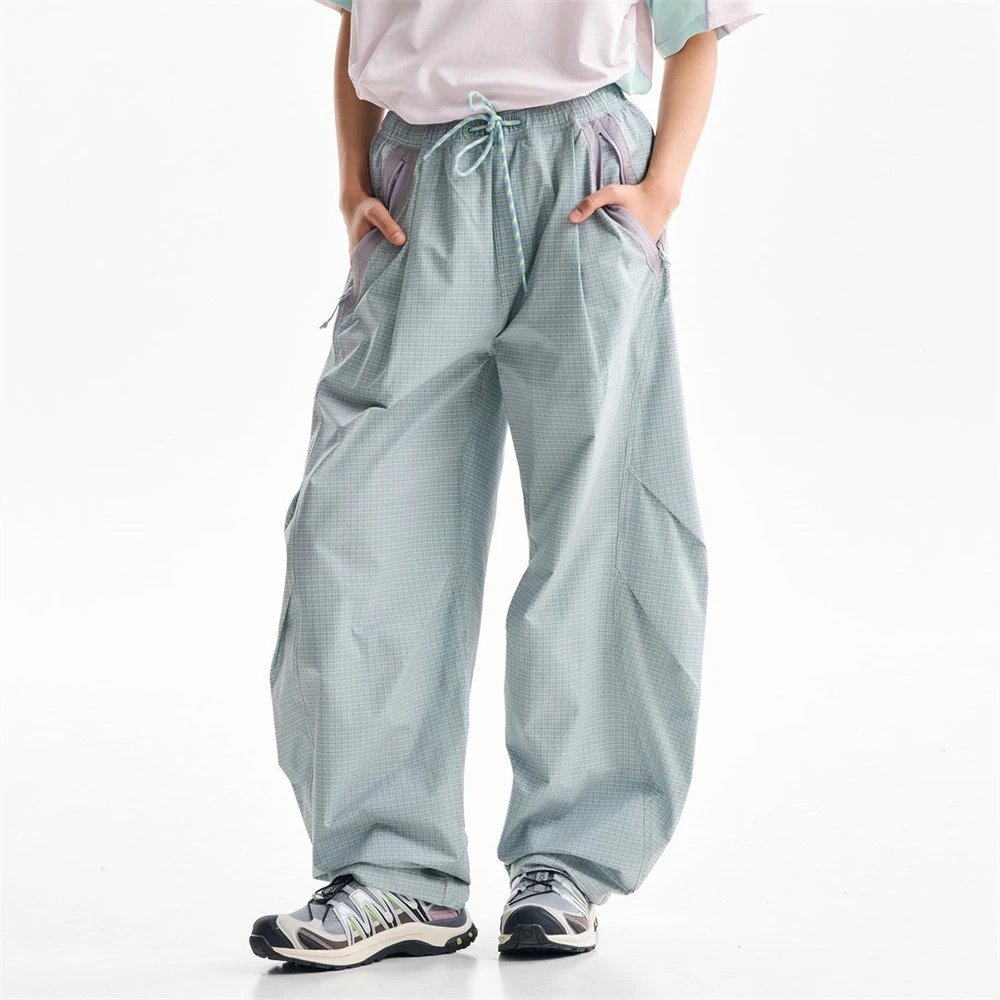 Design Utility Pants Navy with Purple Panel Accents - 25