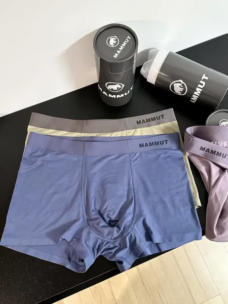 Design Mammut Boxer Briefs in Blue, Beige, and Purple Underwear - 10