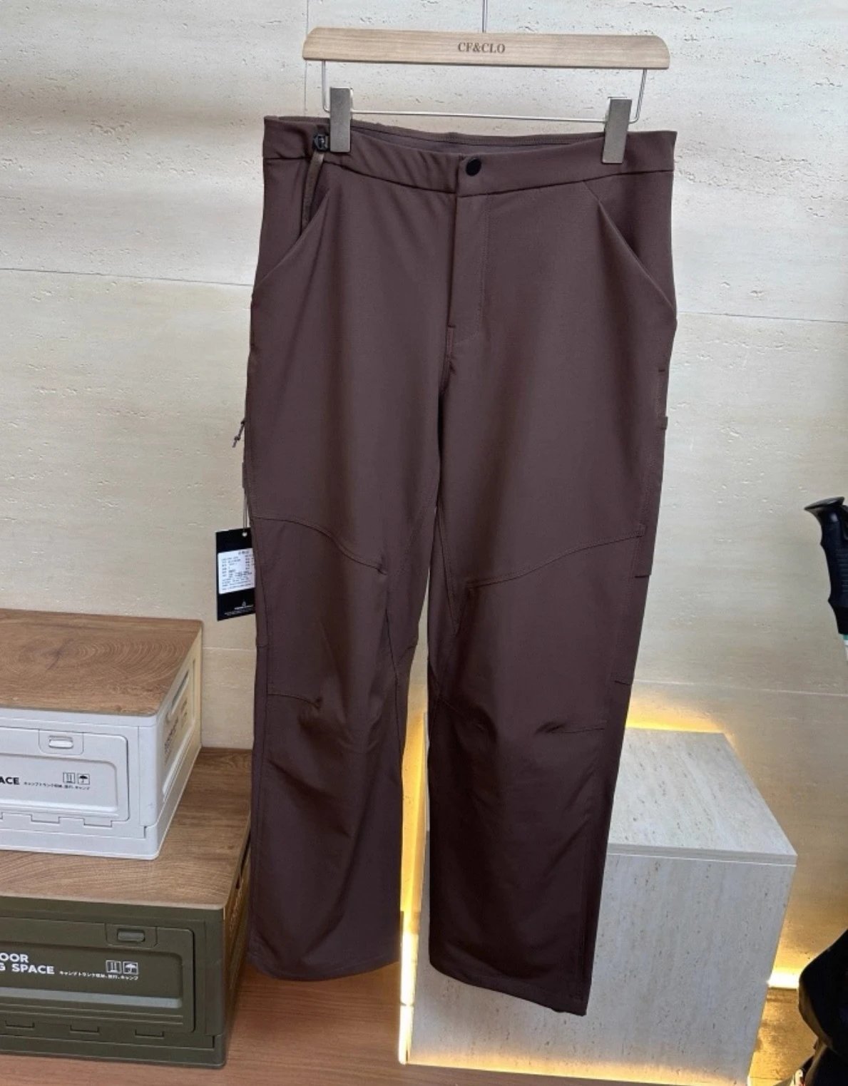 Design CF&CL0 Technical Cargo Pants Brown Pants