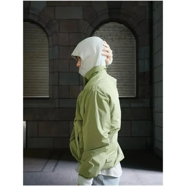 Design Goldwin Grid Tech Windbreaker Gray Jacket Outerwear.windbreaker - 16
