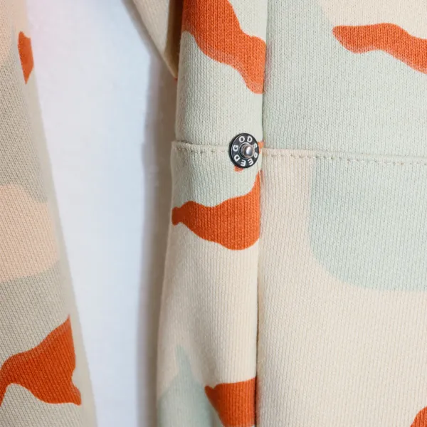 Design Camo Print Graphic Sweatpants Multicolor - 28