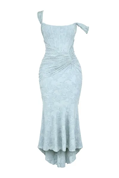 Design Black Lace Mermaid High-Low Dress Dress.formal Dress - 15