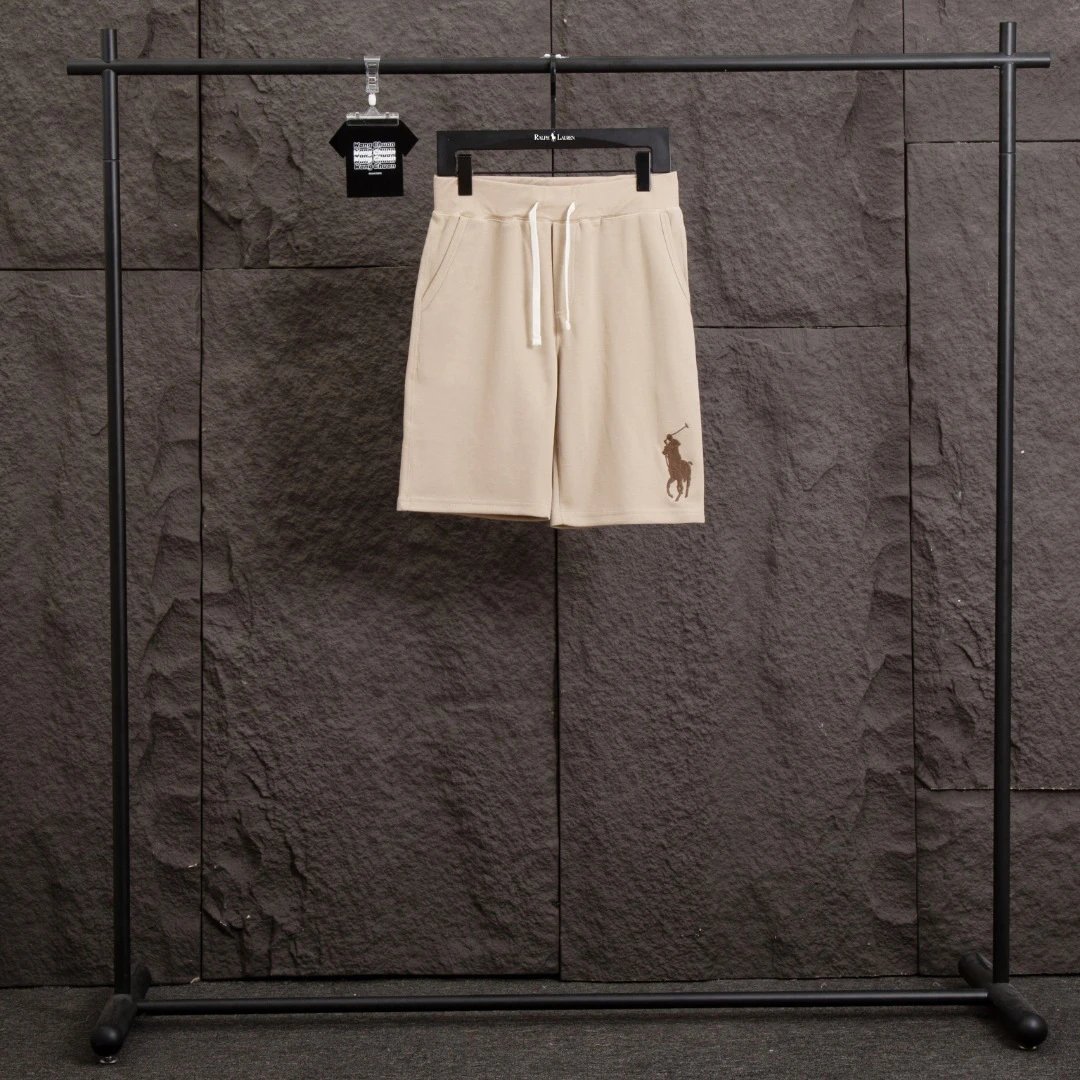 Ralph Lauren Navy Blue Classic Polo Logo Sweat Shorts
