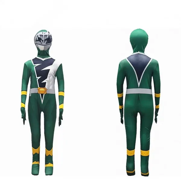 Design Power Rangers Dino Charge Red Ranger Cosplay Suit Red Clothing - 6