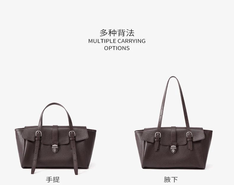 Design Structured Flap Closure White Handbag - 13