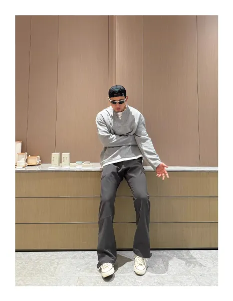 Design Leavo Johnson Technical Cargo Pants Gray Pants - 13