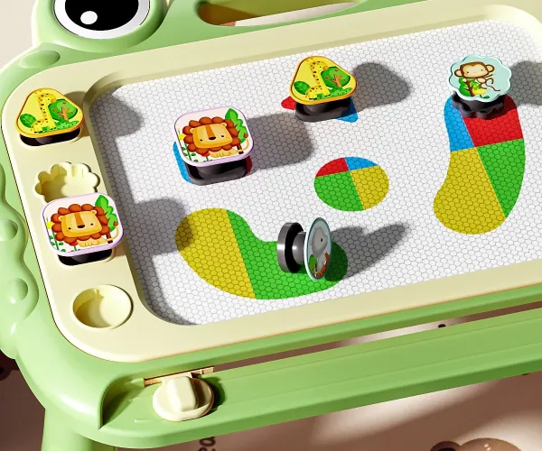 Design Frog-Shaped Magnetic Drawing Board for Kids Pink Electronics - 16