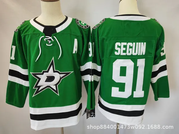 Dallas Stars Tyler Seguin #91 Green Alternate Jersey - 1
