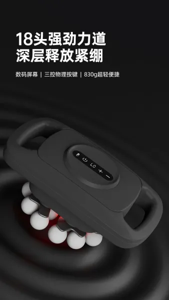 Design Portable Shiatsu Massager White Electronics - 39