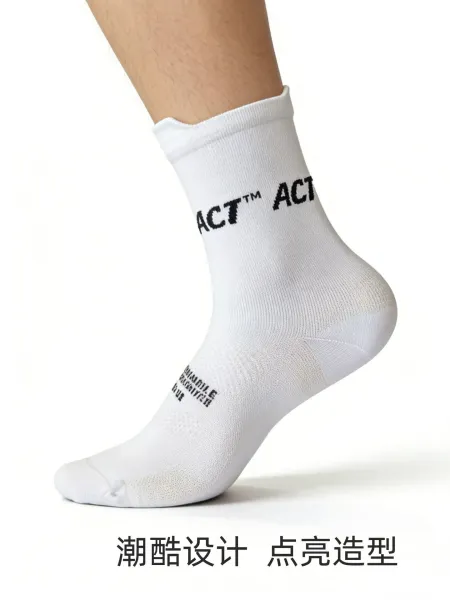 Design ACT ACT™ Logo Socks Black Socks - 12