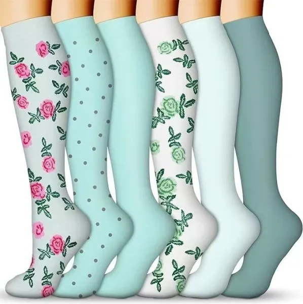 Design Cat-Themed Knee-High Socks Set Multicolor Socks - 27
