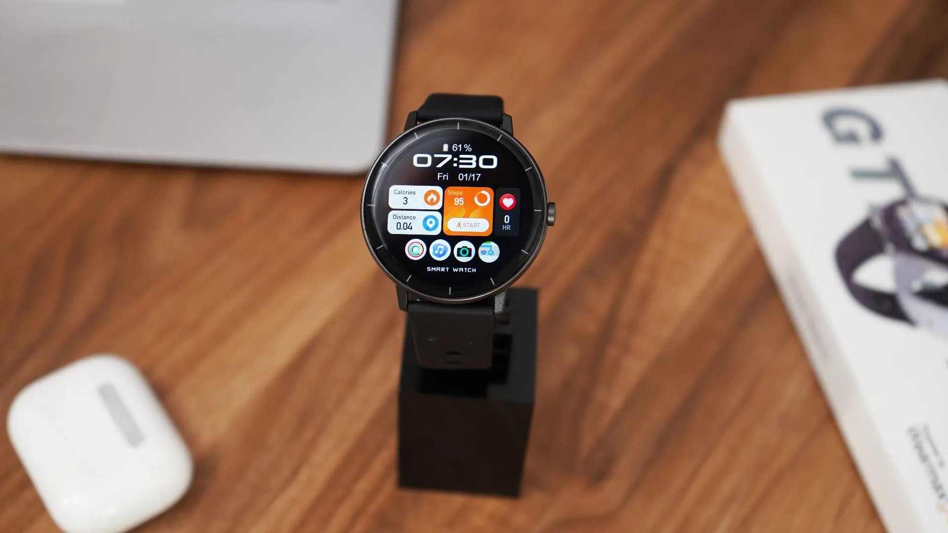 Design Smartwatch Black Fitness Tracker - 9
