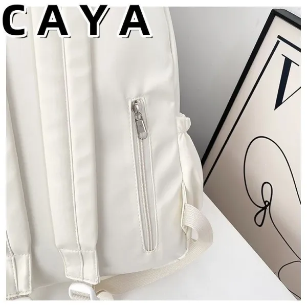 Design CAYA Cat Face Black Casual Backpack - 28