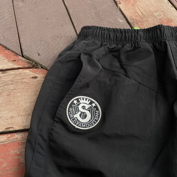 Supreme Gothic Logo Windbreaker Black Jacket Outerwear - 12