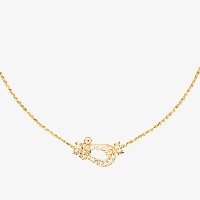 FRED Force 10 Diamond Necklace Gold Jewelry
