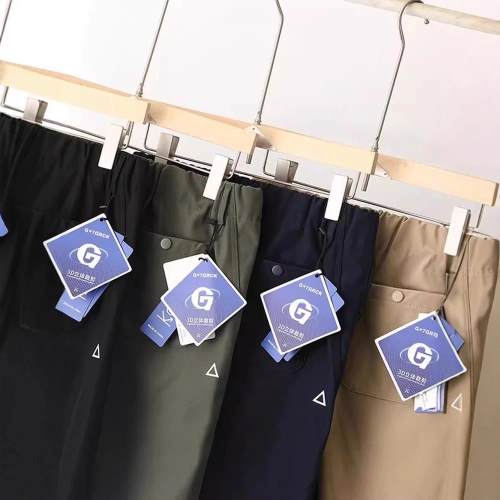 Clothing Warehouse Elastic Waist Chino Pants Black Olive Navy Beige Casual