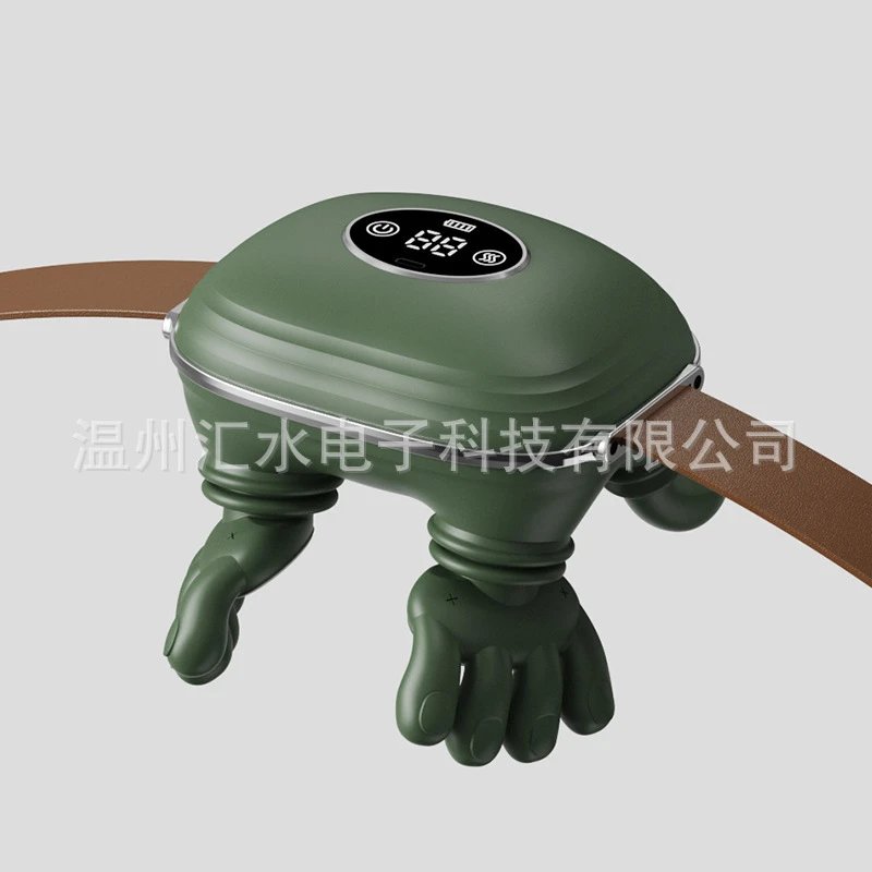 Design Hand-Shaped Massager Olive Green Electronic Device