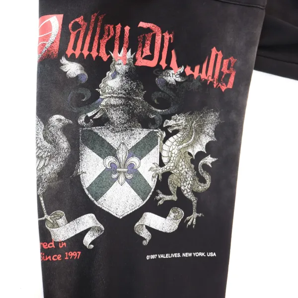 Hellstar Dreams Crest Hoodie and Sweatpants Set Black Washed - 15