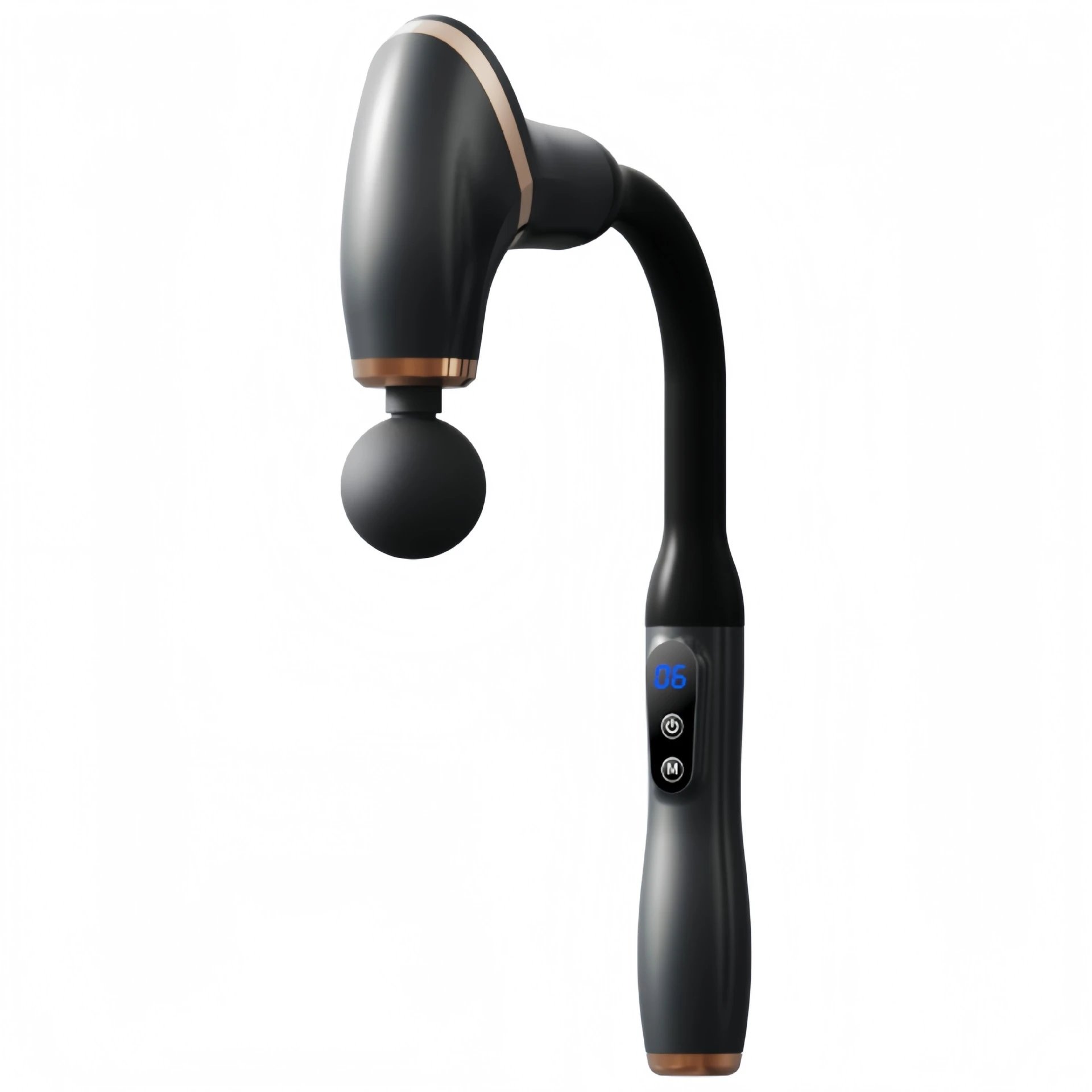 U-Shaped Bend Head Professional Fascia Massage Gun