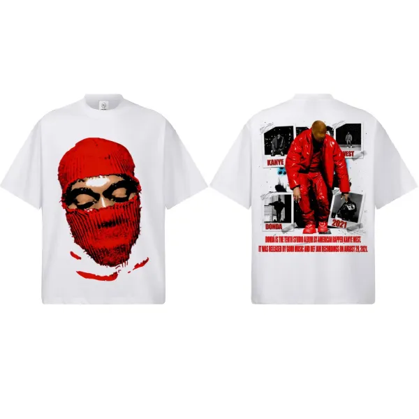 Design Kanye West Donda Album Art White T-Shirt T-Shirts - 1