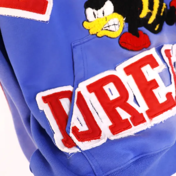 Design Valley Dreams Blue Red Stripe Sweatpants - 8