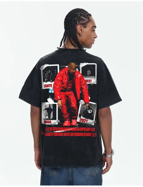 Design Kanye West Donda Album Art White T-Shirt T-Shirts - 23
